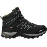 Buty trekkingowe męskie - Buty trekkingowe męskie CMP Rigel Mid WP szaro-zielone 3Q1294751UG 43 - miniaturka - grafika 1