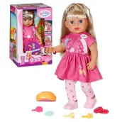 Lalki dla dziewczynek - Baby Born Lalka Interaktywna Sarah + Akcesoria Do Stylizacji Włosów 36cm - miniaturka - grafika 1