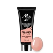 Żele do paznokci - Polygel akrylożel MollyLac budujący Hema/di-Hema free Musk 30 ml Nr 25 - miniaturka - grafika 1