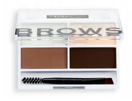 Palety i zestawy do makijażu - Makeup Revolution Zestaw Relove Colour Cult Brow Palette) 3,2 g Cień Medium) - miniaturka - grafika 1