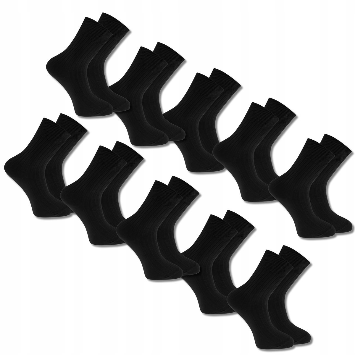 SKARPETY BEZUCISKOWE NIEUCISKOWE ZDROWOTNE 10PAK 100% BAWEŁNA MORAJ 45-47