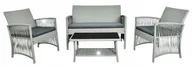 Meble ogrodowe - ZESTAW MEBLI OGRODOWYCH TECHNORATTAN SOFA FOTELE STOLIK MEBLE OGRODOWE - miniaturka - grafika 1