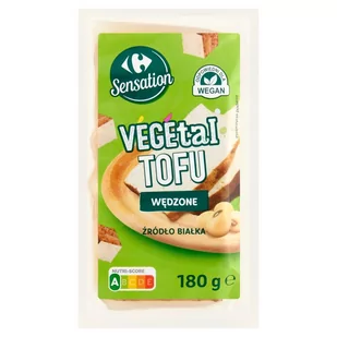Carrefour Sensation Vegetal Tofu wędzone 180 g - Produkty wegańskie i wegetariańskie - miniaturka - grafika 1