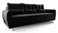 Sofy i kanapy - Czarna sofa rozkładana Z3-B11 - miniaturka - grafika 1