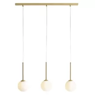 Lampy sufitowe - Kuchenna lampa wisząca Bosso 1087E_40 Aldex kulke szklane złota - miniaturka - grafika 1