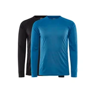 Koszulki sportowe męskie - Męska Bluzka termoaktywna CRAFT CORE 2-PACK BASELAYER TOPS M 1911948-999337 – Czarny - miniaturka - grafika 1