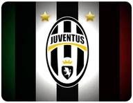 Podkładki pod mysz - PODKŁADKA POD MYSZKĘ JUVENTUS Z IMIENIEM 23x19CM DO LAPTOPA - miniaturka - grafika 1