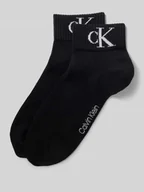 Skarpetki damskie - Skarpety z nadrukiem z logo w zestawie 2 szt. - miniaturka - grafika 1
