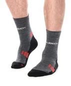 Skarpety termoaktywne - Brubeck Skarpety męskie Trekking Light grafitowo-czerwone r. 39-41 BTR002/M - miniaturka - grafika 1