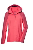 Kurtki damskie - killtec Damska kurtka funkcyjna/kurtka outdoorowa z odpinanym kapturem KOS 53 WMN JCKT, Sunset Pink, 38, 42806-000 - miniaturka - grafika 1