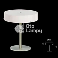 Lampy stojące - Lampka biurkowa LIMA G9 - opal połysk - miniaturka - grafika 1