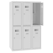 Meble do szkół i przedszkoli - Szafka dziecięca do szkoły na korytarz MSUS 332 S na książki i inne przybory szkolne - miniaturka - grafika 1