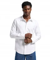 Koszule męskie - Koszula Lee PATCH SHIRT 112363908 Bright White L - miniaturka - grafika 1