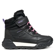 Buty dla dziewczynek - Śniegowce Geox J Trekkyup B Ab J46M7A 0MEMS C9266 M Czarny - miniaturka - grafika 1