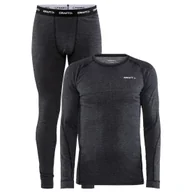 Bielizna sportowa męska - Zestaw męski Craft Core Wool Merino Rozmiar: XXL / Kolor: szary - miniaturka - grafika 1