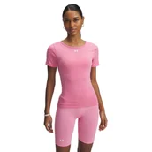 Koszulki i topy damskie - Damska koszulka treningowa Under Armour Vanish Seamless Washed SS - różowa - miniaturka - grafika 1
