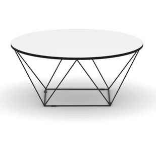 B2B Partner Okrągły stół konferencyjny WIRE, blat średnica 1050 mm, biały 498065 - Sprzęt konferencyjny i radiowęzłowy - miniaturka - grafika 1