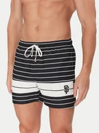 Kąpielówki męskie - Champion Szorty kąpielowe 221043 Czarny Regular Fit - miniaturka - grafika 1