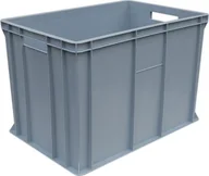 Pojemniki przemysłowe - Artech Pojemnik transportowy EURO 410 szary - miniaturka - grafika 1