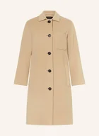 Płaszcze damskie - Weekend Max Mara Płaszcz Wełniany Zenone beige - miniaturka - grafika 1