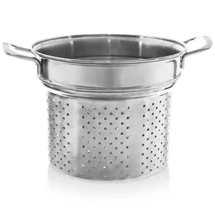 Wkład do gotowania makaronu stalowy 24 cm ANETT 8 l - Garnki - miniaturka - grafika 1