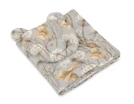 Kołdry i poduszki dla dzieci - Kołderka z wypełnieniem i poduszka profilowana Miś - zestaw 2cz. - Dmuchawce na szarości - miniaturka - grafika 1