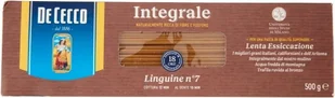 Linguine n7 Integrali 500gr pełnoziarnisty makaron włoski typu spaghetti - Makaron - miniaturka - grafika 1