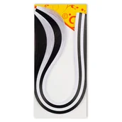 Quilling - Dekor-Art-Serwis Sp. z o.o. Dekor-Art-Serwis, paski do quillingu, biało-czarne - miniaturka - grafika 1