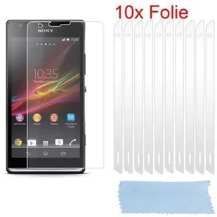 Sony Cadorabo - 10x Displayschutzfolie Schutzfolie für Xperia Z1 High Clear Hochtransparent - TRANSPARENT - Etui i futerały do telefonów - miniaturka - grafika 1