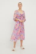 Sukienki - Billabong sukienka midi rozkloszowana - miniaturka - grafika 1