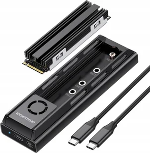 Kieszeń Graugear GRAUGEAR externe Docking M.2 NVMe/NGFF SSD mit Lüfter 20Gbit G-M205-20G-F - Obudowy i kieszenie na dyski twarde - miniaturka - grafika 1
