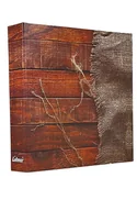 Albumy fotograficzne - ALBUM kieszeniowy KPR; 500 zdjęć 10x15 segregator SIGMA brązowa juta - miniaturka - grafika 1
