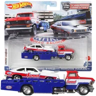 Samochody i pojazdy dla dzieci - Hot Wheels Zestaw 2 pojazdów '74 Chevrolet Vega Pro Stock + Horizon Hauler - miniaturka - grafika 1