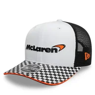 Czapki męskie - Czapka z daszkiem New Era Checkered Mclaren F1 60595710 Biały - miniaturka - grafika 1