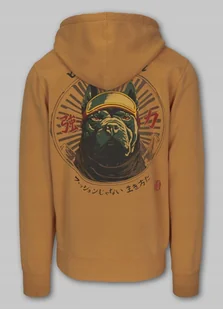 Męska Bluza z kapturem Pitbull Bawełniana Kangurka Oversize Washed Mt Fuji - Bluzy męskie - miniaturka - grafika 1