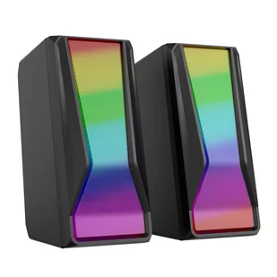 Marvo głośniki SG-274, 2.0, 6W, czarne, regulacja głośności, 150Hz-20kHz, RGB - Głośniki komputerowe - miniaturka - grafika 3