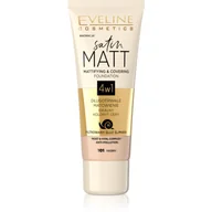 Podkłady do twarzy - Eveline Satin Matt podkład 4w1104 101 Ivory 30ml - miniaturka - grafika 1