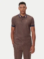 Koszulki męskie - Lacoste Polo DH1417 Brązowy Regular Fit - miniaturka - grafika 1