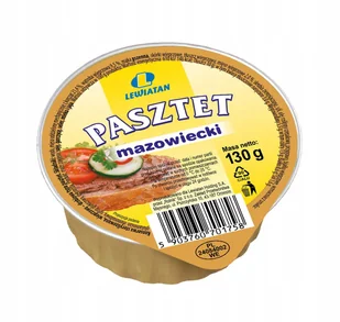 LEWIATAN PASZTET MAZOWIECKI 130G - Pasty warzywne - miniaturka - grafika 1