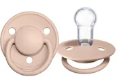 Smoczki uspokajające - BIBS DE LUX BLUSH ONE SIZE Smoczek uspokajający silikonowy 63557-uniw - miniaturka - grafika 1