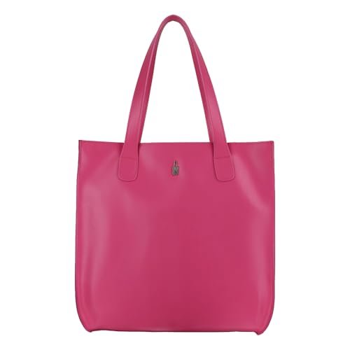 GILDA - Różowa torebka skórzana shopper