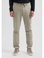 Spodnie męskie - DSTREZZED Spodnie chino w kolorze jasnoszarym - miniaturka - grafika 1