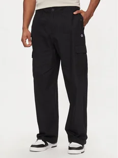 Champion Spodnie materiałowe 220015 Czarny Custom Fit - Spodnie męskie - miniaturka - grafika 1