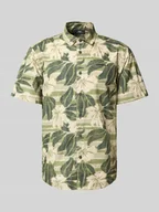 Koszule męskie - Koszula casualowa o kroju slim fit z wyhaftowanym logo - miniaturka - grafika 1