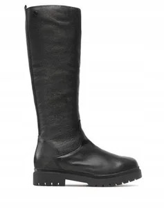 CAPRICE DAMSKIE KOZAKI NA ZAMEK SKÓRZANE 37 ŻTA - Kozaki damskie - miniaturka - grafika 1