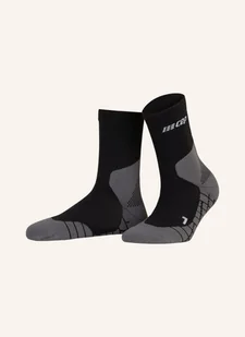 Cep Skarpety Trekkingowe Light Merino Compression – Mid Cut schwarz - Skarpetki damskie - miniaturka - grafika 1