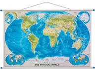 Mapy i plansze edukacyjne - Świat mapa ścienna fizyczna 1:35 842 000 National Geographic - miniaturka - grafika 1