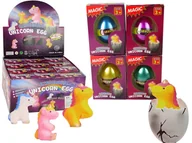 Figurki dla dzieci - Rosnące W Wodzie Jajo Jednorożca 6cm 4 Kolory Import LEANToys - miniaturka - grafika 1