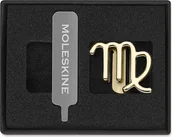 Notesy i bloczki - Przypinka na notes Moleskine zodiak panna złota - miniaturka - grafika 1