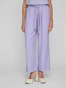 Vila Spodnie materiałowe Scarly 14082647 Fioletowy Relaxed Fit - Spodnie damskie - miniaturka - grafika 1